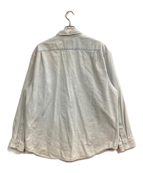 SUPREME（シュプリーム）Supreme (シュプリーム) Small Box Shirt Washed Blue インディゴ サイズ:XLの古着・服飾アイテム
