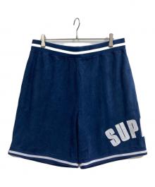 SUPREME（シュプリーム）の古着「24AW Ultrasuede Mesh Short」｜ネイビー