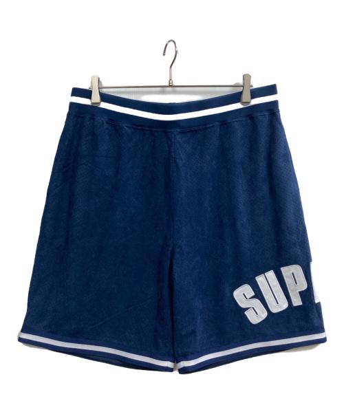 SUPREME（シュプリーム）Supreme (シュプリーム) 24AW Ultrasuede Mesh Short ネイビー サイズ:Lの古着・服飾アイテム
