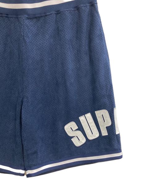 SUPREME（シュプリーム）Supreme (シュプリーム) 24AW Ultrasuede Mesh Short ネイビー サイズ:Lの古着・服飾アイテム