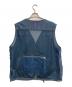 THE NORTHFACE PURPLELABEL (ザ・ノースフェイス パープルレーベル) PALACE (パレス) 21SS Indigo Ripstop Mesh Vest インディゴ サイズ:XL：35000円