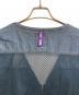 中古・古着 THE NORTHFACE PURPLELABEL (ザ・ノースフェイス パープルレーベル) PALACE (パレス) 21SS Indigo Ripstop Mesh Vest インディゴ サイズ:XL：35000円