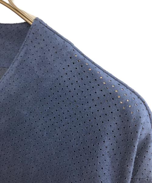 SUPREME（シュプリーム）Supreme (シュプリーム) 24SS Ultrasuede Mesh Baseball Jersey ネイビー サイズ:XLの古着・服飾アイテム