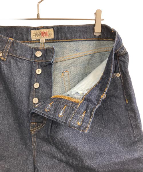 stussy（ステューシー）stussy (ステューシー) Big Ol' Short Denim インディゴ サイズ:W34の古着・服飾アイテム