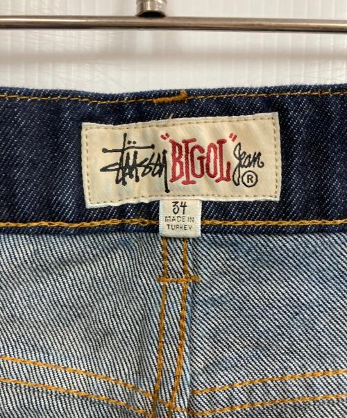 stussy（ステューシー）stussy (ステューシー) Big Ol' Short Denim インディゴ サイズ:W34の古着・服飾アイテム