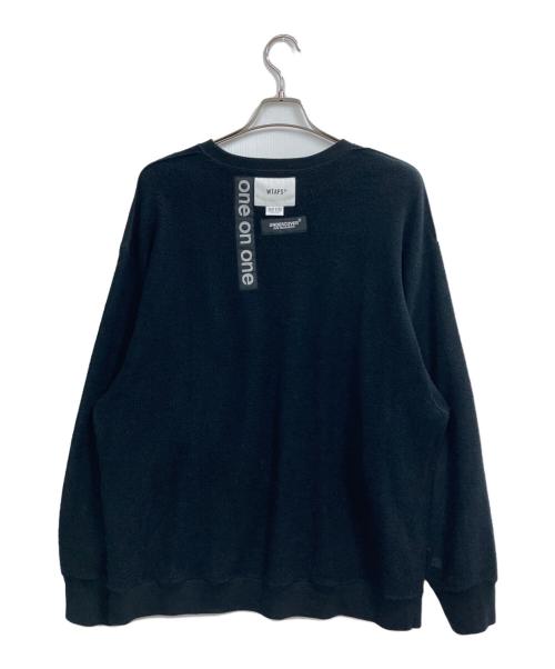 WTAPS（ダブルタップス）WTAPS (ダブルタップス) UNDERCOVER (アンダーカバー) 21SS インサイドアウト ロゴ クールネック トレーナー ブラック サイズ:03の古着・服飾アイテム
