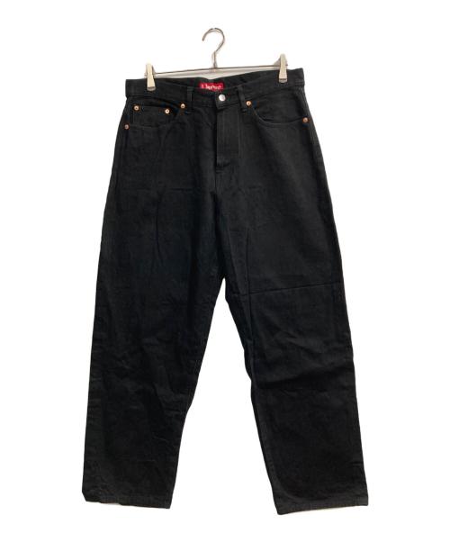 SUPREME（シュプリーム）Supreme (シュプリーム) Rigid Baggy Selvedge Jean ブラック サイズ:W32の古着・服飾アイテム