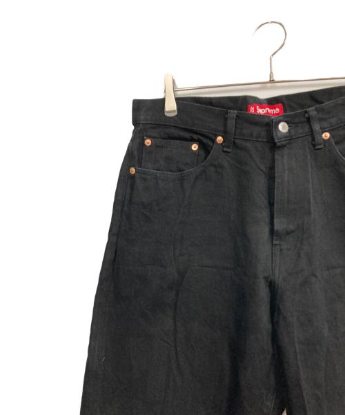 SUPREME（シュプリーム）Supreme (シュプリーム) Rigid Baggy Selvedge Jean ブラック サイズ:W32の古着・服飾アイテム