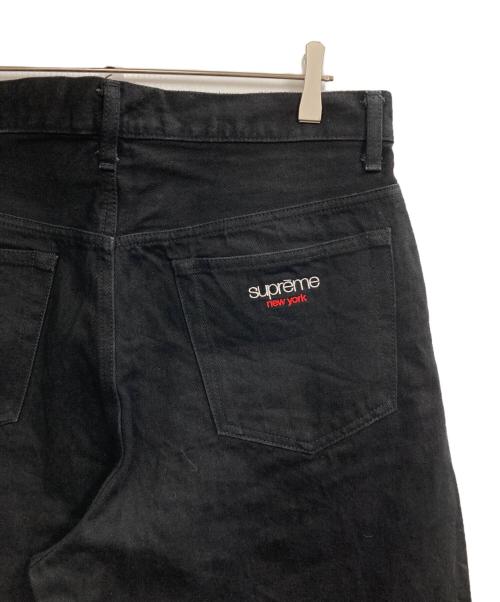 SUPREME（シュプリーム）Supreme (シュプリーム) Rigid Baggy Selvedge Jean ブラック サイズ:W32の古着・服飾アイテム