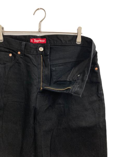 SUPREME（シュプリーム）Supreme (シュプリーム) Rigid Baggy Selvedge Jean ブラック サイズ:W32の古着・服飾アイテム