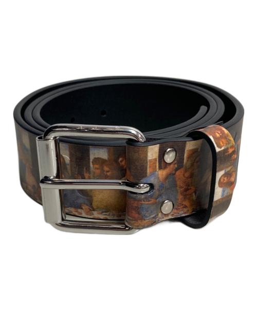 SUPREME（シュプリーム）Supreme (シュプリーム) 25SS Last Supper Leather Belt ブラックの古着・服飾アイテム