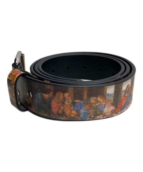 SUPREME（シュプリーム）Supreme (シュプリーム) 25SS Last Supper Leather Belt ブラックの古着・服飾アイテム