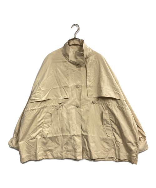 HINARI（ヒナリ）hinari (ヒナリ) ミドル丈ピーチトレンチコート アイボリー サイズ:Fの古着・服飾アイテム