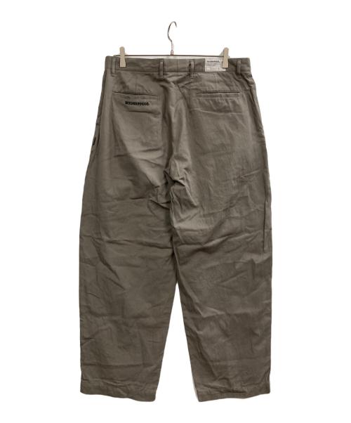 NEIGHBORHOOD（ネイバーフッド）NEIGHBORHOOD (ネイバーフッド) TWO TUCK PANTS グレー サイズ:XLの古着・服飾アイテム