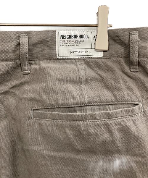 NEIGHBORHOOD（ネイバーフッド）NEIGHBORHOOD (ネイバーフッド) TWO TUCK PANTS グレー サイズ:XLの古着・服飾アイテム