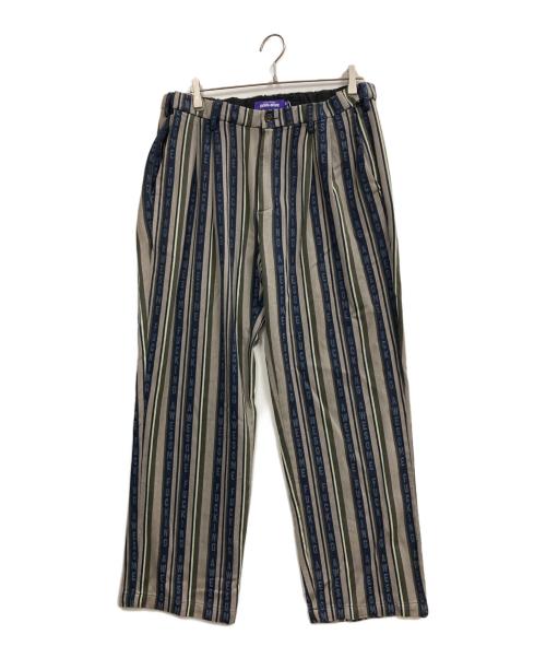 FUCKING AWESOME（ファッキンオーサム）Fucking Awesome (ファッキンオーサム) striped pleated chino ネイビー サイズ:36の古着・服飾アイテム