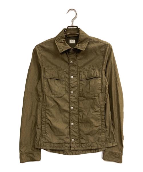C.P COMPANY（シーピーカンパニー）C.P COMPANY (シーピーカンパニー) ナイロンジップアップジャケット オリーブ サイズ:44の古着・服飾アイテム