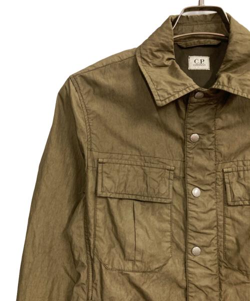 C.P COMPANY（シーピーカンパニー）C.P COMPANY (シーピーカンパニー) ナイロンジップアップジャケット オリーブ サイズ:44の古着・服飾アイテム