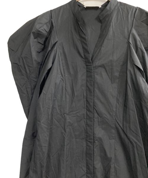 ASTRET（アストラット）ASTRET (アストラット) パフスリーブシャツワンピース ブラック サイズ:FREE 未使用品の古着・服飾アイテム