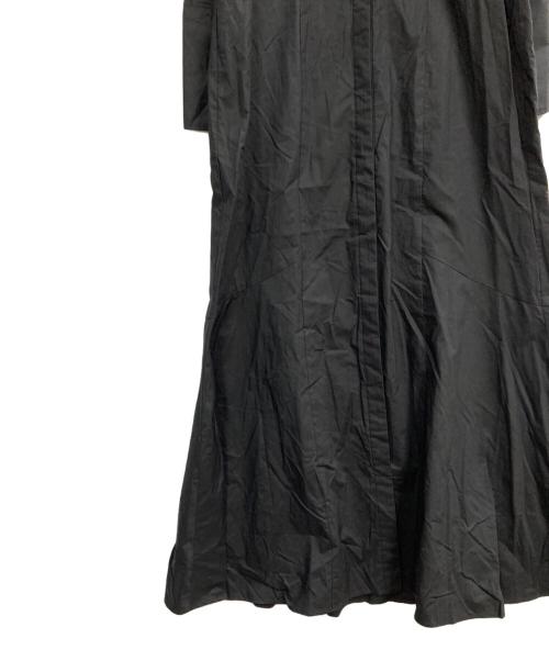 ASTRET（アストラット）ASTRET (アストラット) パフスリーブシャツワンピース ブラック サイズ:FREE 未使用品の古着・服飾アイテム