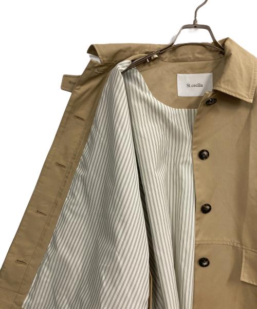 St.cecilia（セントセシリア）St.cecilia (セントセシリア) カヌレトレンチコート ベージュ サイズ:Fの古着・服飾アイテム