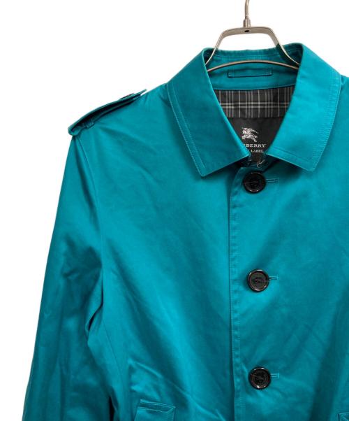 BURBERRY BLACK LABEL（バーバリーブラックレーベル）BURBERRY BLACK LABEL (バーバリーブラックレーベル) トレンチコート ブルー サイズ:Mの古着・服飾アイテム
