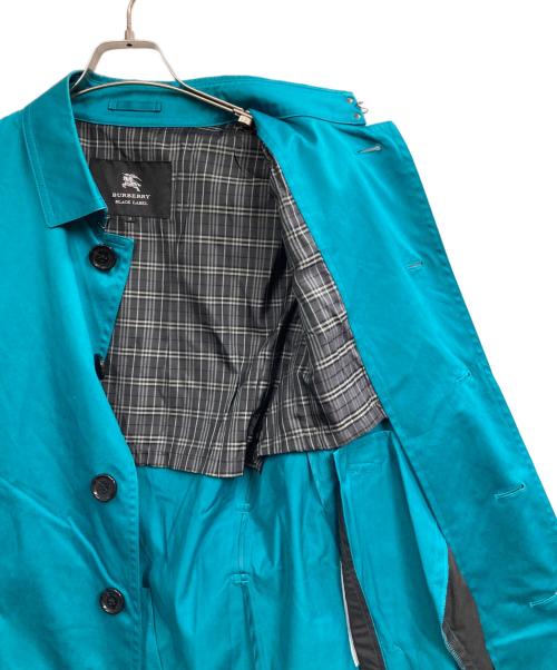 BURBERRY BLACK LABEL（バーバリーブラックレーベル）BURBERRY BLACK LABEL (バーバリーブラックレーベル) トレンチコート ブルー サイズ:Mの古着・服飾アイテム