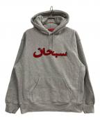 SUPREMEシュプリーム）の古着「21AW Arabic Logo Hooded Sweatshirt」｜グレー