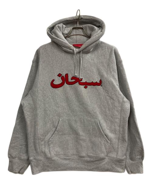 SUPREME（シュプリーム）Supreme (シュプリーム) 21AW Arabic Logo Hooded Sweatshirt グレー サイズ:Lの古着・服飾アイテム