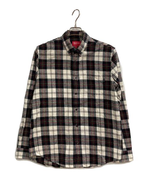 SUPREME（シュプリーム）Supreme (シュプリーム) フランネルシャツ ブラック サイズ:Mの古着・服飾アイテム