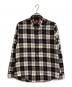 Supreme（シュプリーム）の古着「フランネルシャツ」｜ブラック