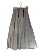 PRANK PROJECTプランクプロジェクト）の古着「Voluminous Maxi Skirt」｜シルバー