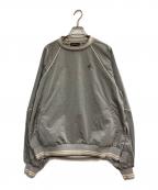 MAISON SPECIALメゾンスペシャル）の古着「Color Piping Nylon Top」｜グレー
