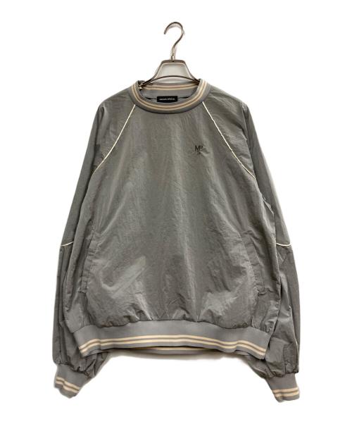 MAISON SPECIAL（メゾンスペシャル）MAISON SPECIAL (メゾンスペシャル) Color Piping Nylon Top グレー サイズ:FREEの古着・服飾アイテム