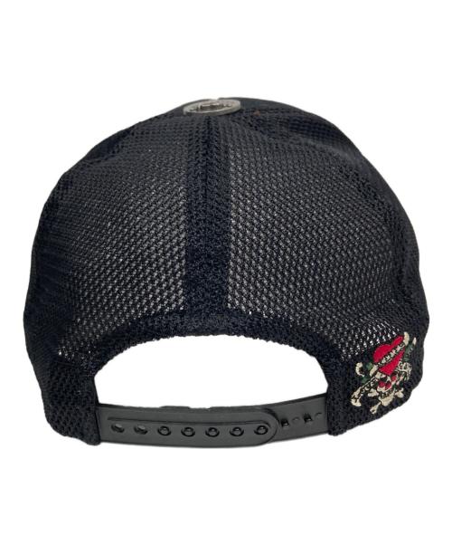 Ed Hardy（エド ハーディー）ED HARDY (エド ハーディー) ラインストーン キャップ ブラックの古着・服飾アイテム