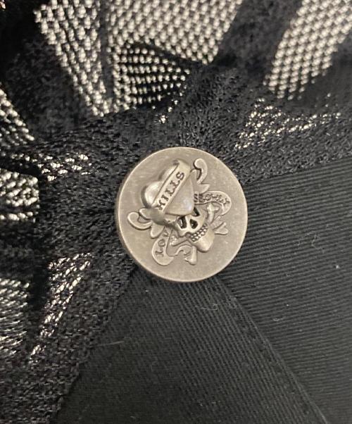 Ed Hardy（エド ハーディー）ED HARDY (エド ハーディー) ラインストーン キャップ ブラックの古着・服飾アイテム