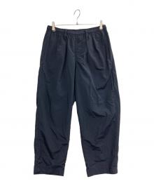 BAGGY SPORTS（バギースポーツ）の古着「2TUCKS NYLON CHINO」｜ネイビー
