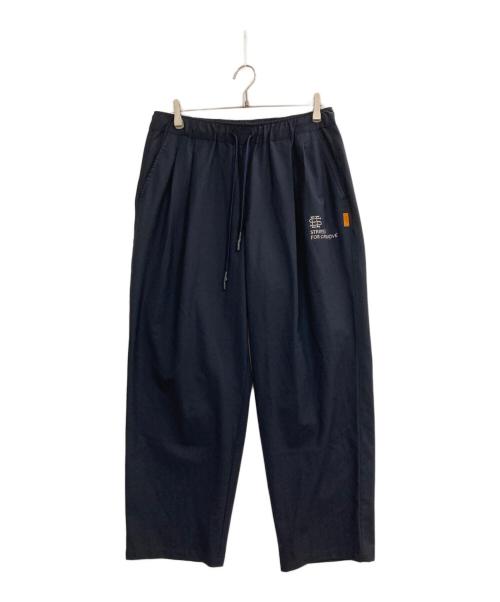 SEESEE（シーシー）SEESEE (シーシー) SFC (エスエフシー) TWO TUCK WIDE PANTS ネイビー サイズ:XLの古着・服飾アイテム