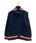 POLO RALPH LAURENポロ・ラルフローレン）の古着「コットンショールカラーカーディガン」｜ネイビー
