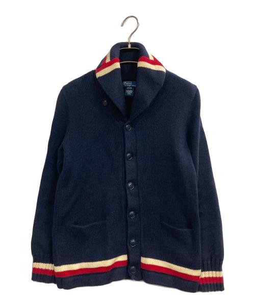 POLO RALPH LAUREN（ポロ・ラルフローレン）POLO RALPH LAUREN (ポロ・ラルフローレン) コットンショールカラーカーディガン ネイビー サイズ:BOYS L(16-18)の古着・服飾アイテム