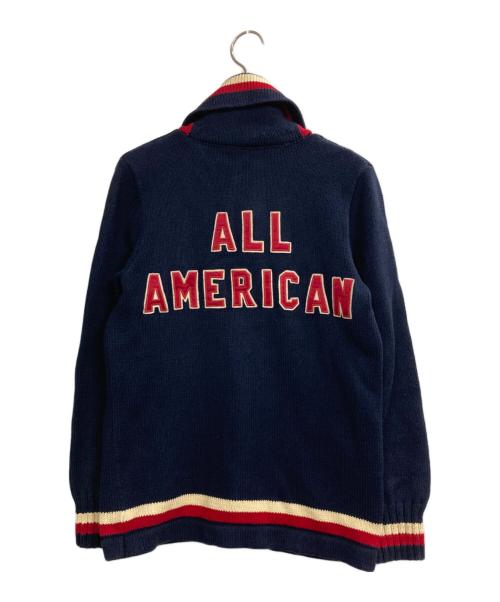 POLO RALPH LAUREN（ポロ・ラルフローレン）POLO RALPH LAUREN (ポロ・ラルフローレン) コットンショールカラーカーディガン ネイビー サイズ:BOYS L(16-18)の古着・服飾アイテム