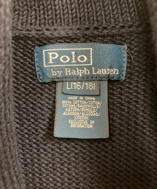 POLO RALPH LAUREN（ポロ・ラルフローレン）POLO RALPH LAUREN (ポロ・ラルフローレン) コットンショールカラーカーディガン ネイビー サイズ:BOYS L(16-18)の古着・服飾アイテム