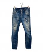DSQUARED2ディースクエアード）の古着「SUPER TWINKY JEAN」｜インディゴ