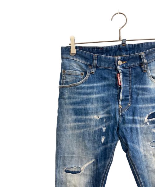 DSQUARED2（ディースクエアード）DSQUARED2 (ディースクエアード) SUPER TWINKY JEAN インディゴ サイズ:46の古着・服飾アイテム