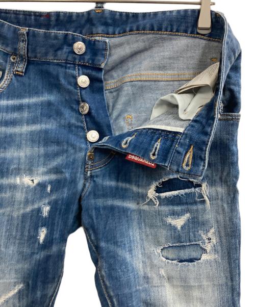 DSQUARED2（ディースクエアード）DSQUARED2 (ディースクエアード) SUPER TWINKY JEAN インディゴ サイズ:46の古着・服飾アイテム