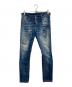 DSQUARED2（ディースクエアード）の古着「SUPER TWINKY JEAN」｜インディゴ