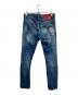 DSQUARED2 (ディースクエアード) SUPER TWINKY JEAN インディゴ サイズ:46：12000円