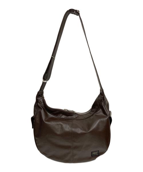 PORTER（ポーター）PORTER (ポーター) FREE STYLE  SHOULDER BAG ブラウンの古着・服飾アイテム