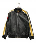 VANSON×SUPREMEバンソン×シュプリーム）の古着「Perforated Bomber Jacket」｜ブラック