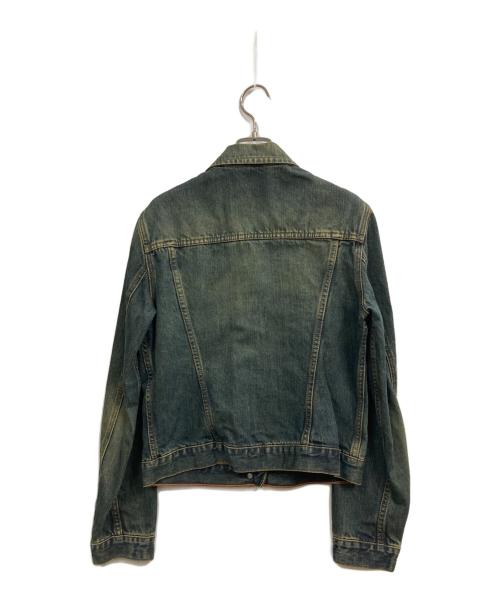 Calvin Klein Jeans（カルバンクラインジーンズ）Calvin Klein Jeans (カルバンクラインジーンズ) クロップドデニムジャケット インディゴ サイズ:Mの古着・服飾アイテム